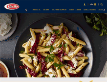 Tablet Screenshot of barilla.com