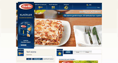 Desktop Screenshot of barilla.com.tr